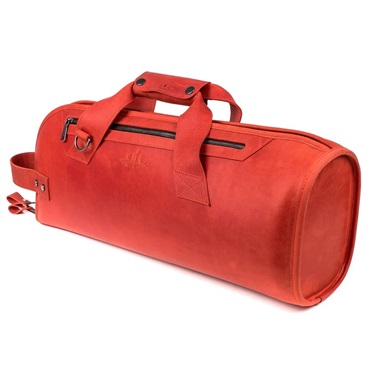 MG Leather Work シングル トランペット用ソフトケース CrazyHorse Red (レッド)【史上最大決算セール】 画像3