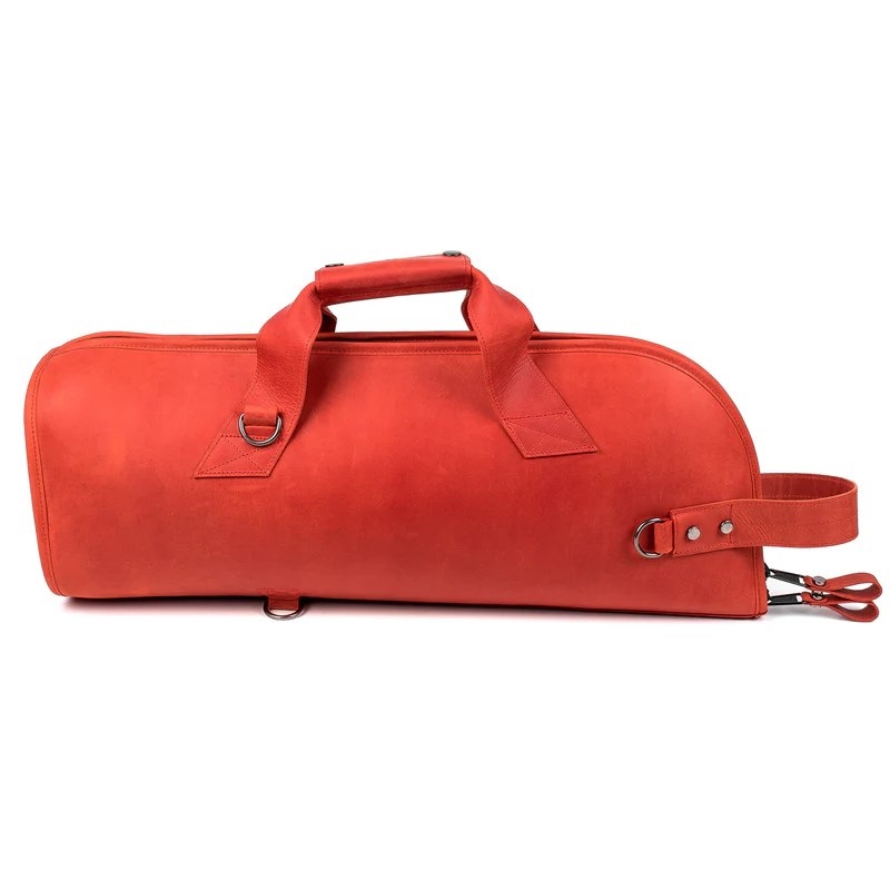 MG Leather Work シングル トランペット用ソフトケース CrazyHorse Red (レッド)【史上最大決算セール】 画像5