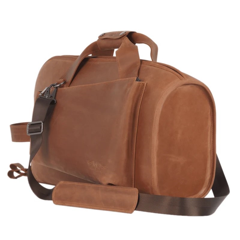 MG Leather Work シングル フリューゲルホルン用ソフトケース CrazyHorse LightBrown (ライトブラウン)【史上最大決算セール】 画像3