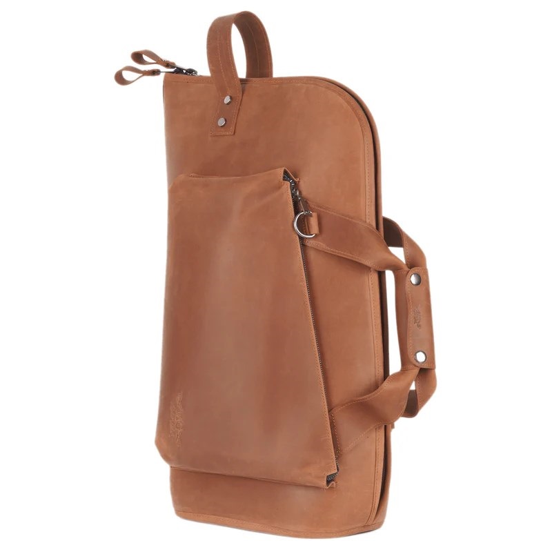 MG Leather Work シングル フリューゲルホルン用ソフトケース CrazyHorse LightBrown (ライトブラウン)【史上最大決算セール】 画像5