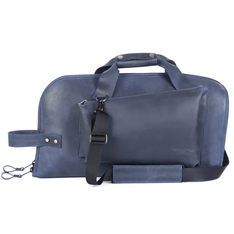 MG Leather Work シングル フリューゲルホルン用ソフトケース CrazyHorse DarkBlue (ダークブルー)【史上最大決算セール】 画像1
