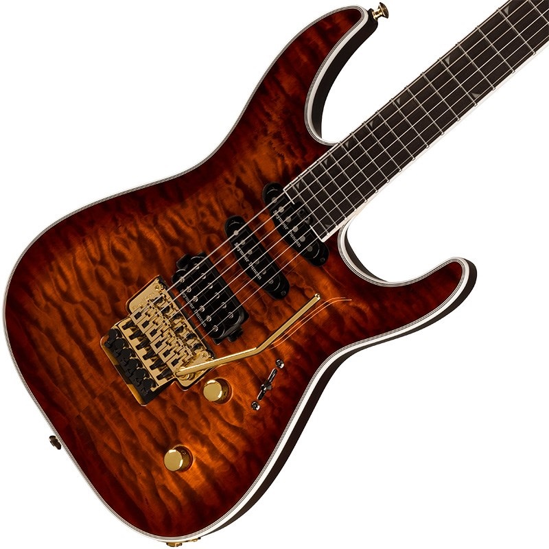 Jackson Pro Plus Series Soloist SLA3Q (Amber Tiger Eye/Ebony) 画像2
