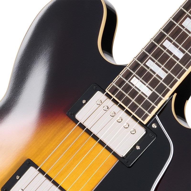 Epiphone Inspired by Gibson Custom Shop 1962 ES-335 Reissue (Vintage Burst) 画像3