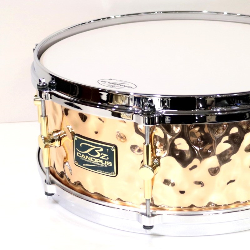 CANOPUS HBZ-1455 [Hammered Bronze Snare Drum 14''×5.5