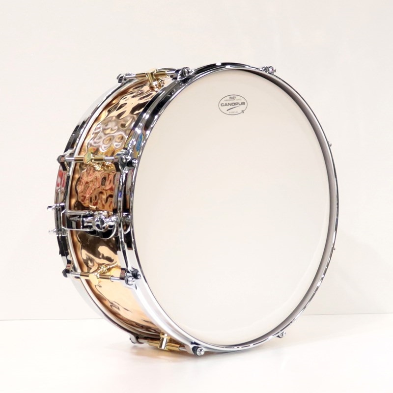 はむぼし CANOPUS HBZ-1455 [Hammered Bronze Snare Drum 14''×5.5''] ｜イケベ
