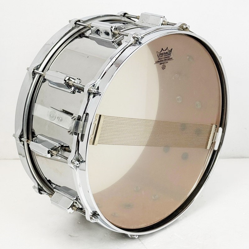 Pearl 【USED】80s Fiber Glass Shell 14×6.5 Snare Drum [#38 Chrome Metal/Made In Japan] 画像4