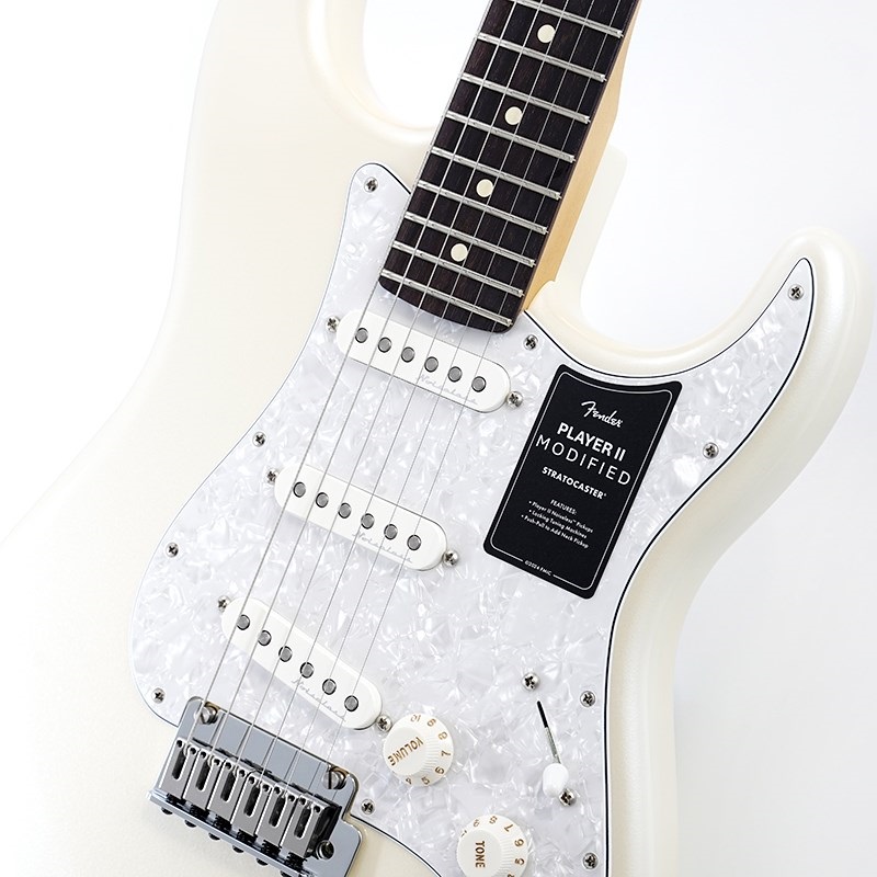 Fender MEX Player II Modified Stratocaster (Olympic Pearl/Rosewood)【Fender The Spring Summer 2025 Campaign】 画像3