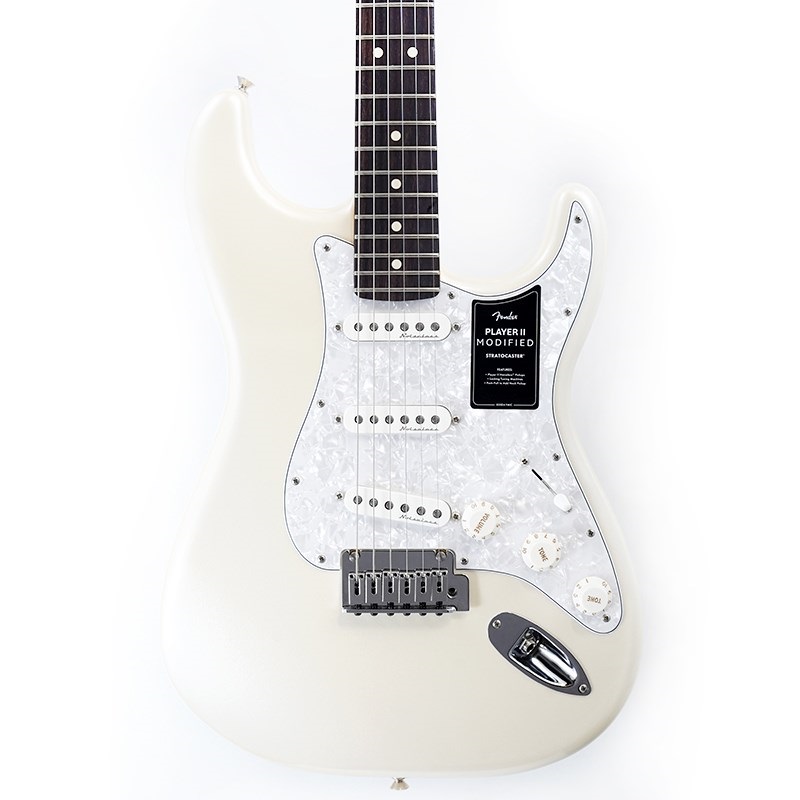 Fender MEX Player II Modified Stratocaster (Olympic Pearl/Rosewood)【Fender The Spring Summer 2025 Campaign】 画像9