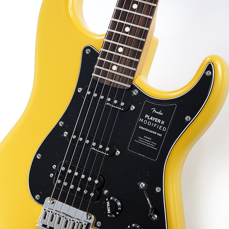 Fender MEX Player II Modified Stratocaster HSS (Sunshine Yellow/Rosewood)【Fender The Spring Summer 2025 Campaign】 画像3