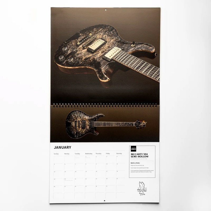 P.R.S. PRS Private Stock Calendar 2025 画像3