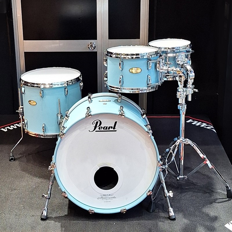 Pearl 【USED】Masterworks 4pc Drum Kit [BD22.TT10.TT12.FT16/Maple 4ply + Gumwood 2ply Shell][ハードケース付属] 画像1