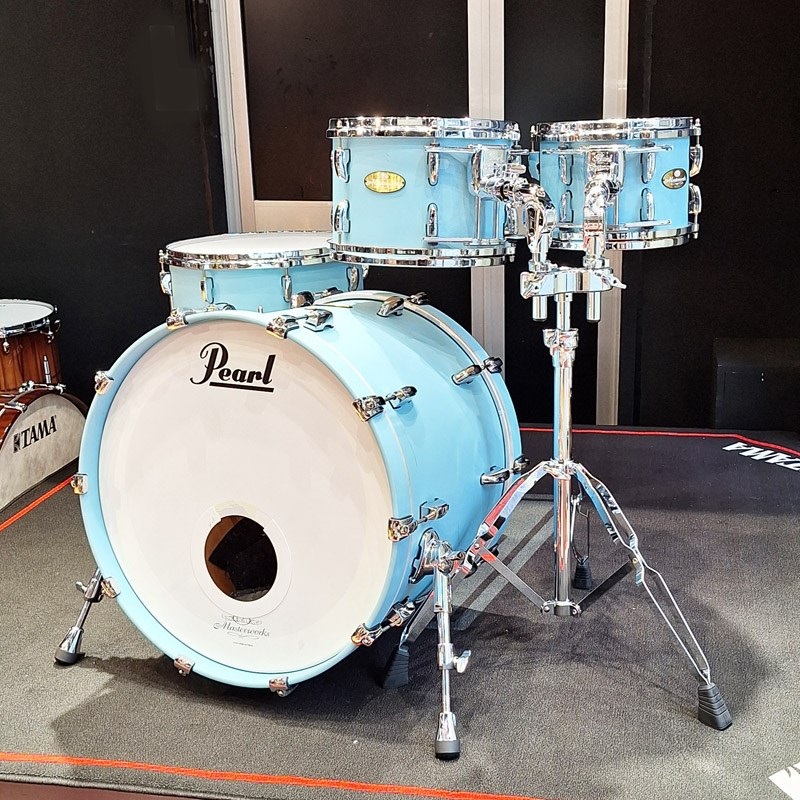 Pearl 【USED】Masterworks 4pc Drum Kit [BD22.TT10.TT12.FT16/Maple 4ply + Gumwood 2ply Shell][ハードケース付属] 画像2