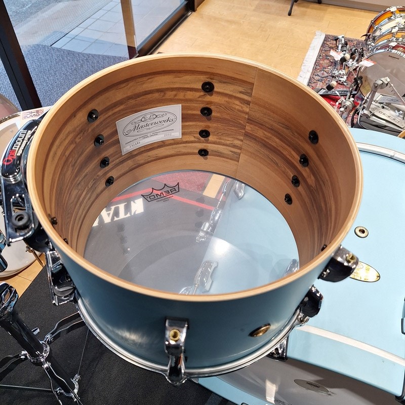 Pearl 【USED】Masterworks 4pc Drum Kit [BD22.TT10.TT12.FT16/Maple 4ply + Gumwood 2ply Shell][ハードケース付属] 画像9