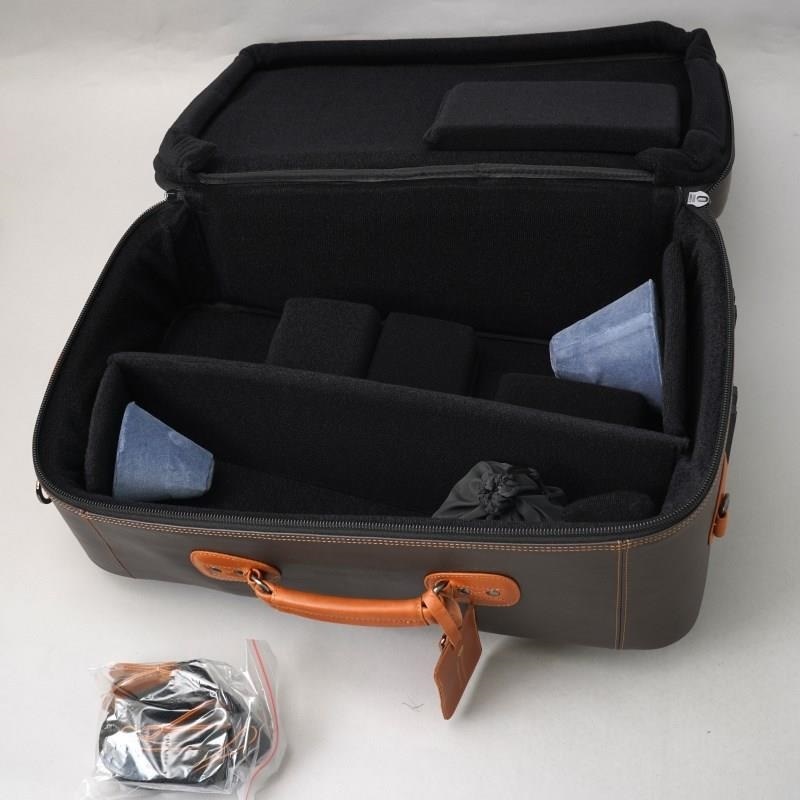 GARD BAGS ガードバッグス / エリートシリーズ 9-ECLCN-V トランペット&フリューゲルホルン用 ケース / ダークブラウンレ ザー・ブラウンベジタブルタンニング トリム 画像2