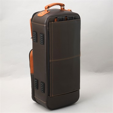 GARD BAGS ガードバッグス / エリート シリーズ 4-ECLCN-V トランペット用 ダブル ケース / ダークブラウン レザー・ブラウンベジタブルタンニング トリム 画像1
