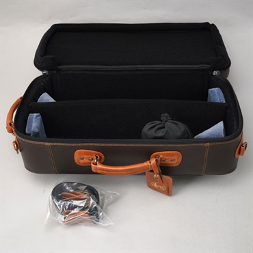 GARD BAGS ガードバッグス / エリート シリーズ 4-ECLCN-V トランペット用 ダブル ケース / ダークブラウン レザー・ブラウンベジタブルタンニング トリム 画像2