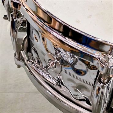 GRETSCH USED 中古 G4160HB [USA Snare Drums / Hammered Chrome Over Brass 14×5] 画像3