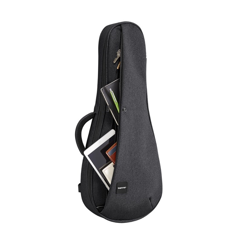 basiner Ukulele Case [ソプラノ・コンサートウクレレ用セミハードケース](ACME-UKC Charcoal Grey) 画像4