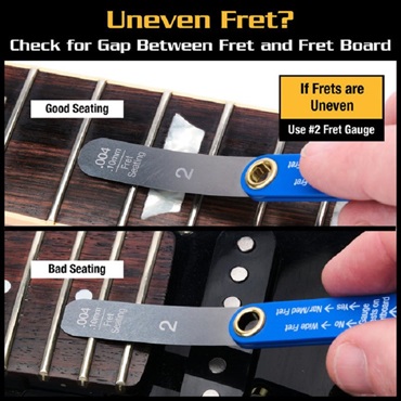 MUSIC NOMAD MN870 Precision Fret Rocker+ and Fret Gauge Kit 画像1