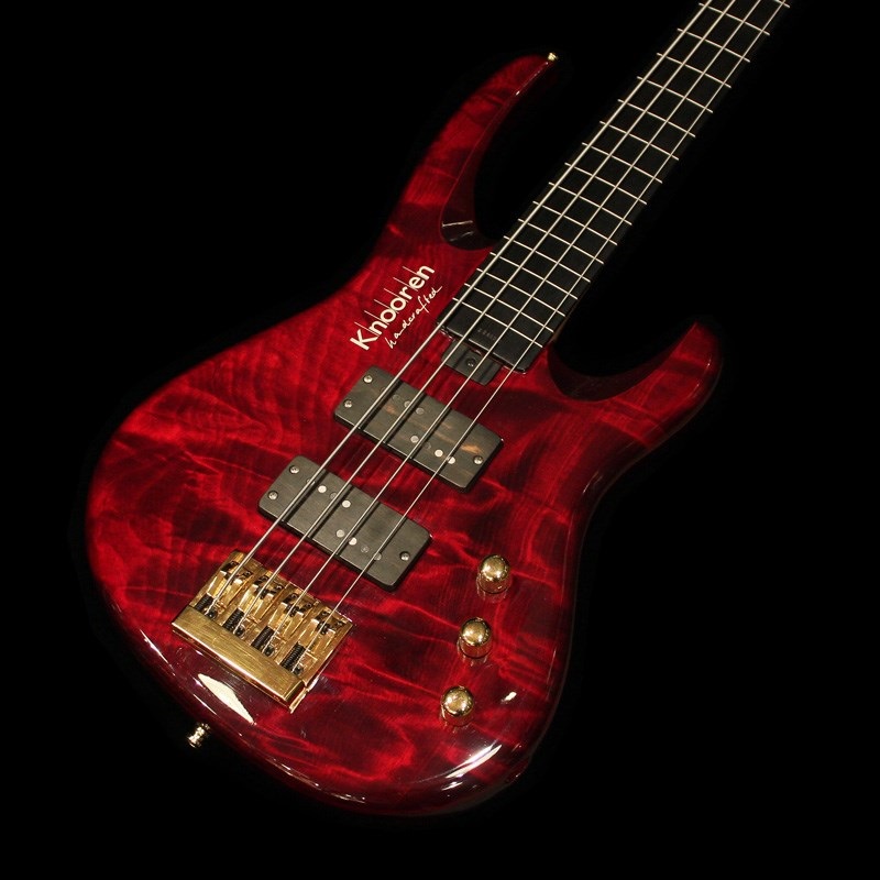 Knooren 【USED】 KN4 Fretless (Flamed Japanese Tochi Top / T-Red) 画像1