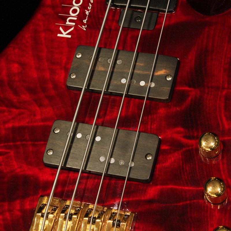 Knooren 【USED】 KN4 Fretless (Flamed Japanese Tochi Top / T-Red) 画像2