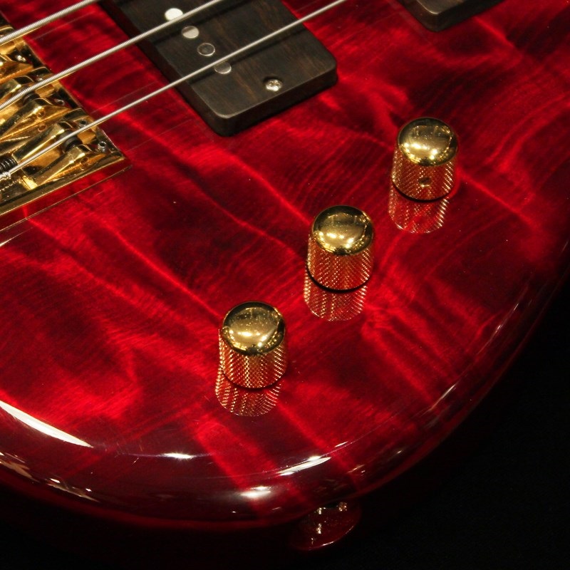 Knooren 【USED】 KN4 Fretless (Flamed Japanese Tochi Top / T-Red) 画像4