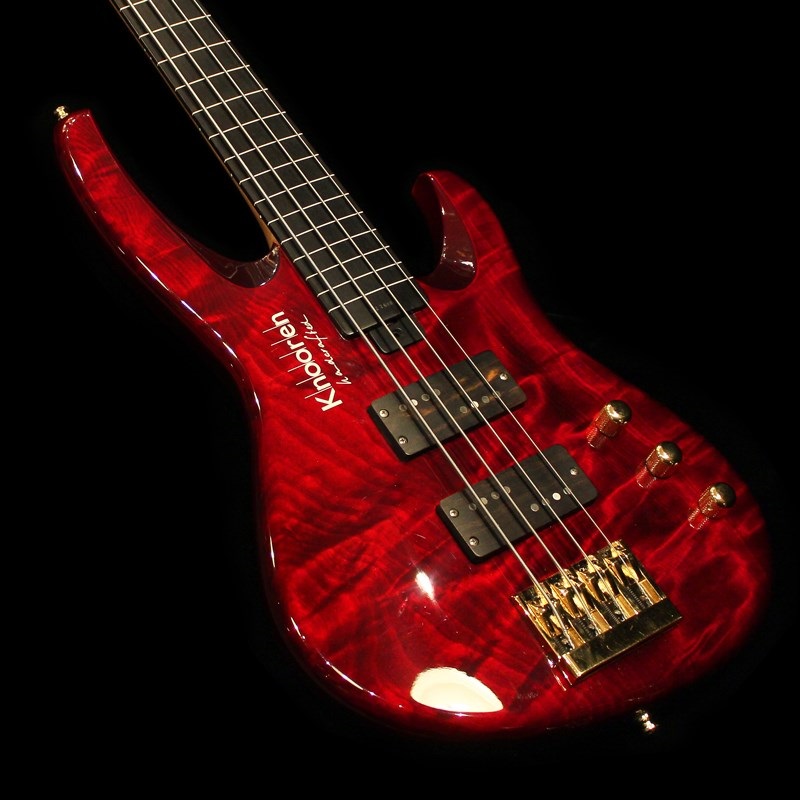 Knooren 【USED】 KN4 Fretless (Flamed Japanese Tochi Top / T-Red) 画像5