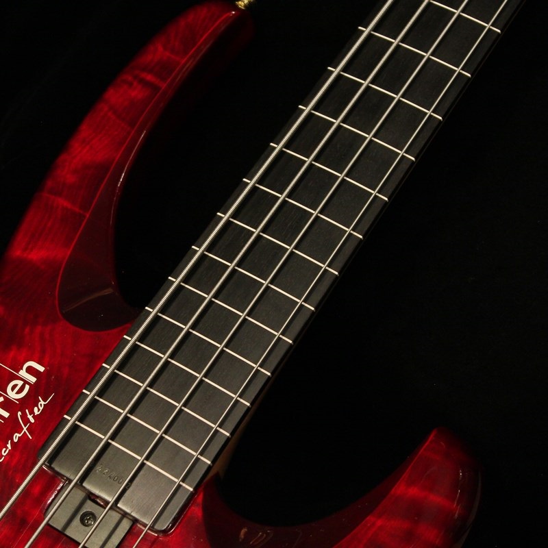 Knooren 【USED】 KN4 Fretless (Flamed Japanese Tochi Top / T-Red) 画像6