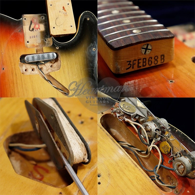 Fender USA VINTAGE Custom Telecaster '68 Sunburst/R 画像6
