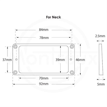 Montreux JPN Mounting Ring Neck Arched IV [商品番号 : 9706] 画像1