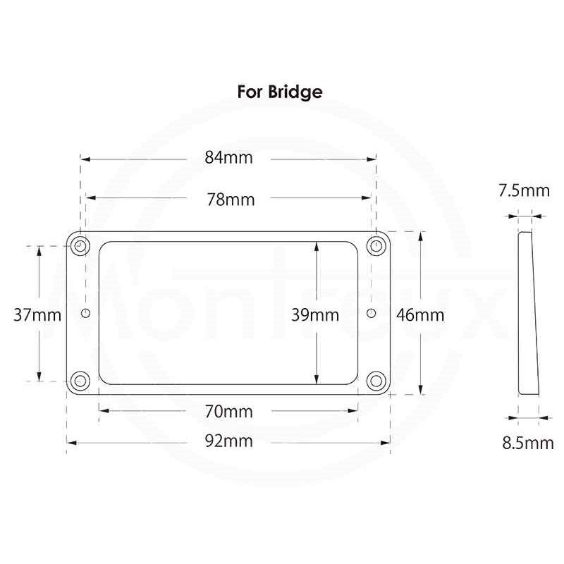 Montreux 【創業50周年大決算SALE】 JPN Mounting Ring Bridge Arched IV [商品番号 : 9707] 画像1