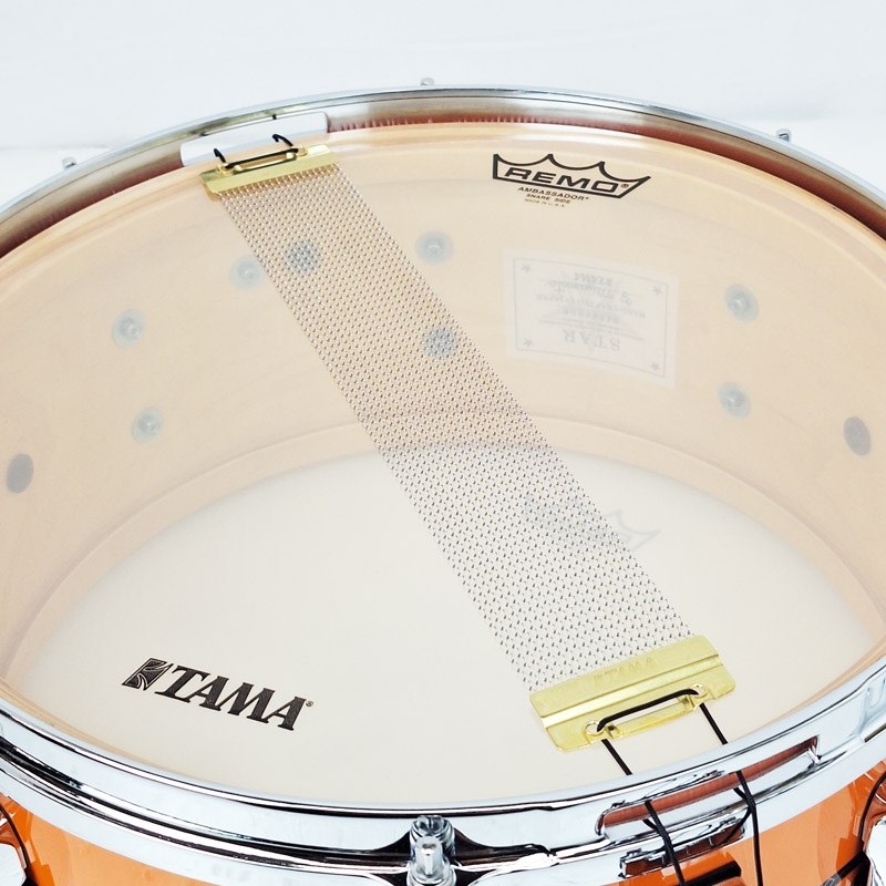 【お豆さん】14×6.5 カーボン スネアドラム フープおまけします TAMA TMS1465S-AMO [STAR Maple 14×6.5 Snare Drum - Atomic