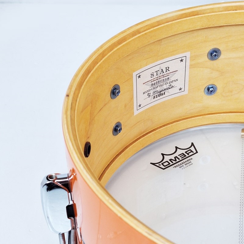 TAMA TMS1465S-AMO [STAR Maple 14×6.5 Snare Drum - Atomic・Orange