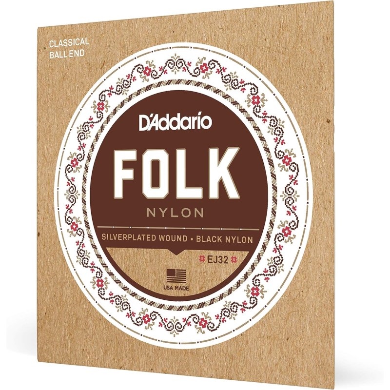 D’Addario EJ32  Silver/Black/Treble[クラシックギター弦] 画像1