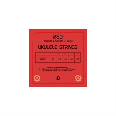 ORCAS OS-MED RED FLUORO CARBON STRING SET[ウクレレ弦] 画像1