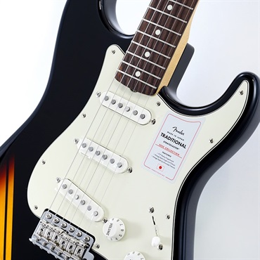 Fender Made in Japan Traditional 2025 Collection 60s Stratocaster (Competition Black/3-Color Sunburst/Rosewood)【数量限定！！ストラッププレゼント！！】【Fender The Spring Summer 2025 Campaign】 画像3
