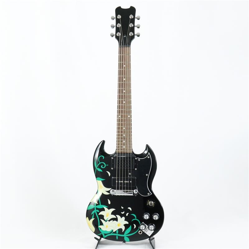 ESP×OVERDRIVE 紗理奈 SG Black Lily キラ☆キラ 美品 - ギター