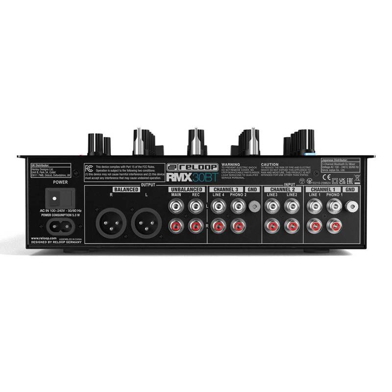 reloop RMX-30 BT 【予約商品 / 5月12日発売予定】 【3ch DJ