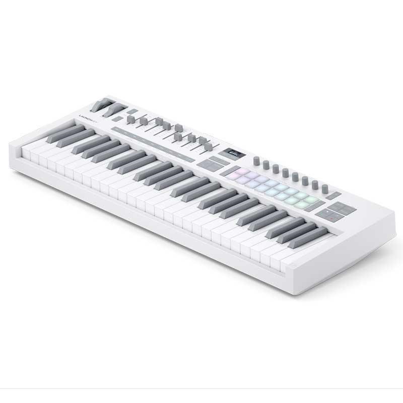 NOVATION Launchkey 49 Mk4 White【ご予約商品・5月下旬頃発売予定】(ノベーション)(ラウンチキー)(49鍵盤USB・MIDIコントローラー)【NKS対応製品】【Steinberg Cubase LE 14付属！】 画像1