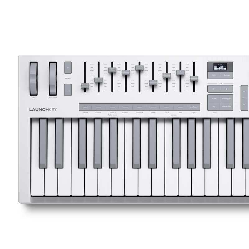 NOVATION Launchkey 49 Mk4 White【ご予約商品・5月下旬頃発売予定】(ノベーション)(ラウンチキー)(49鍵盤USB・MIDIコントローラー)【NKS対応製品】【Steinberg Cubase LE 14付属！】 画像3