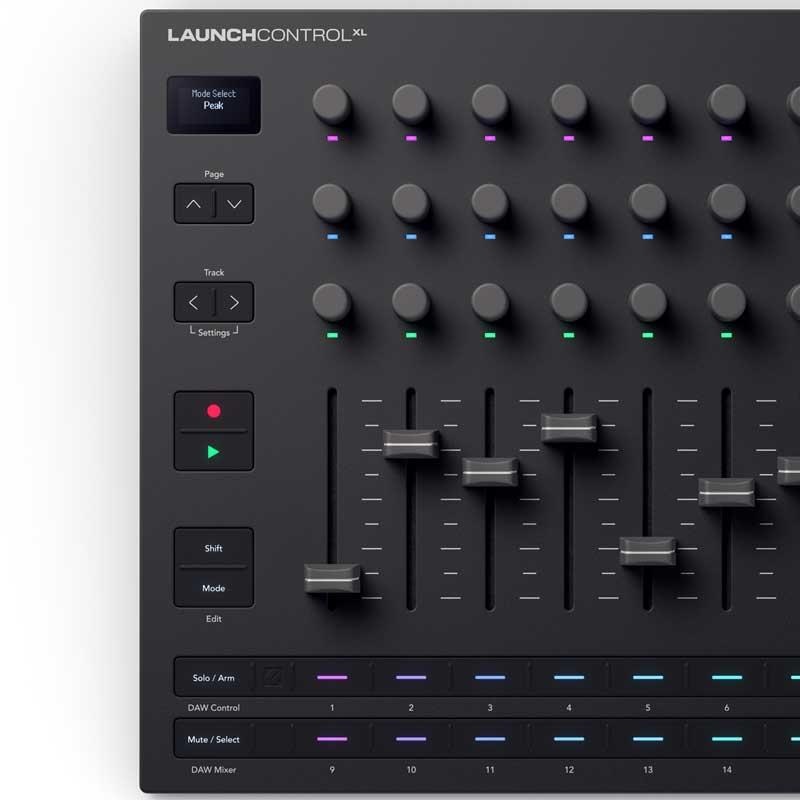 NOVATION Launch Control XL 3【ご予約商品・6月中旬頃発売予定】(ノベーション)(ラウンチキー)(60mmフェーダー搭載・USB・MIDIコントローラー)(Ableton Live 12 Lite付属) 画像5