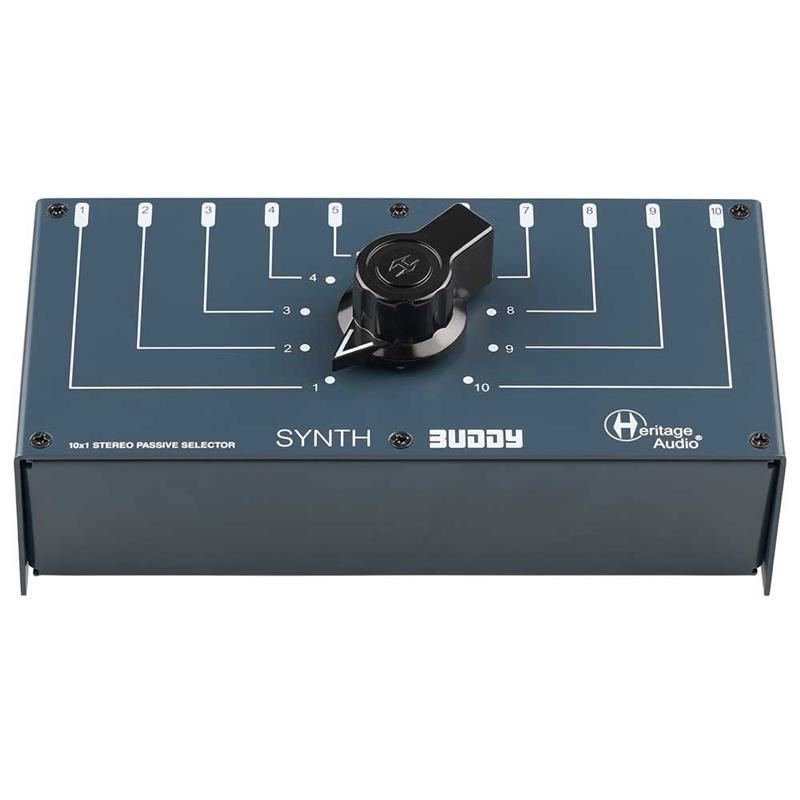 Heritage Audio Synth Buddy(10×1ステレオ・パッシブセレクター)(シンセバディー)(ヘリテージ・オーディオ)【予約商品・5月16日発売予定】 画像2