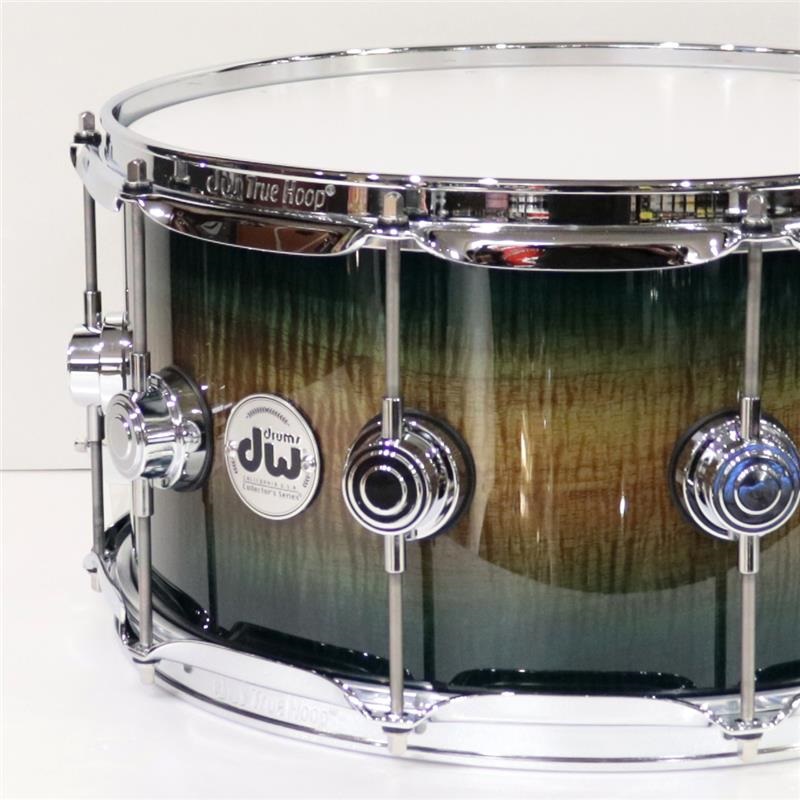dw 【イケベ楽器店創業50周年記念モデル】DRX60714SSC533 [Collector's Pure Maple Old Style VLT Shell 14×7 / Lacquer Specialty Natural To Regal Blue Burst Over Koa] 画像1