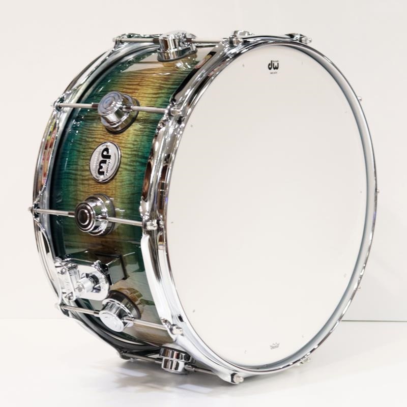 dw 【イケベ楽器店創業50周年記念モデル】DRX60714SSC533 [Collector's Pure Maple Old Style VLT Shell 14×7 / Lacquer Specialty Natural To Regal Blue Burst Over Koa] 画像5