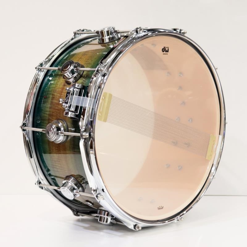 dw 【イケベ楽器店創業50周年記念モデル】DRX60714SSC533 [Collector's Pure Maple Old Style VLT Shell 14×7 / Lacquer Specialty Natural To Regal Blue Burst Over Koa] 画像6