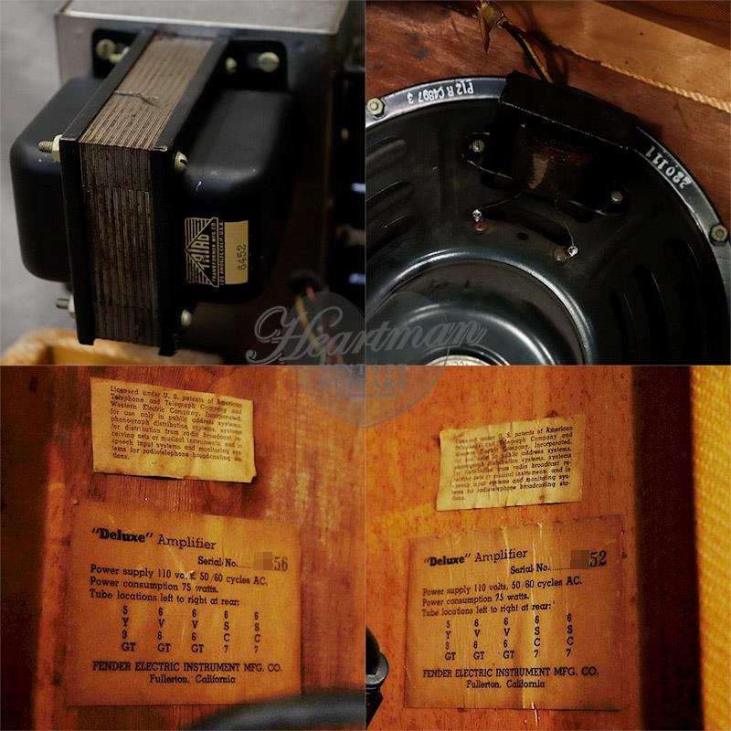 Fender USA VINTAGE Deluxe Amp TV Front early50's 画像7