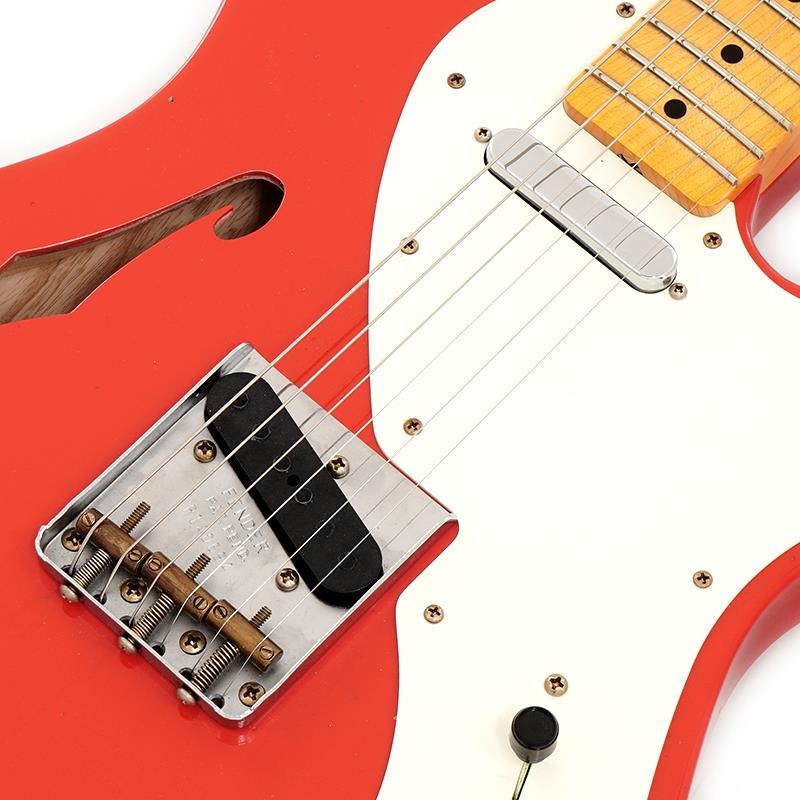 Fender Custom Shop 2025 NAMM Limited Custom Built 50s Telecaster Thinline Journeyman Relic (Aged Fiesta Red) [SN.R140694] 画像3