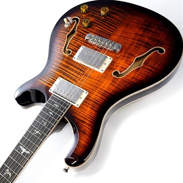 P.R.S. SE Hollowbody II Piezo (Orange Tiger Smokeburst) 画像5
