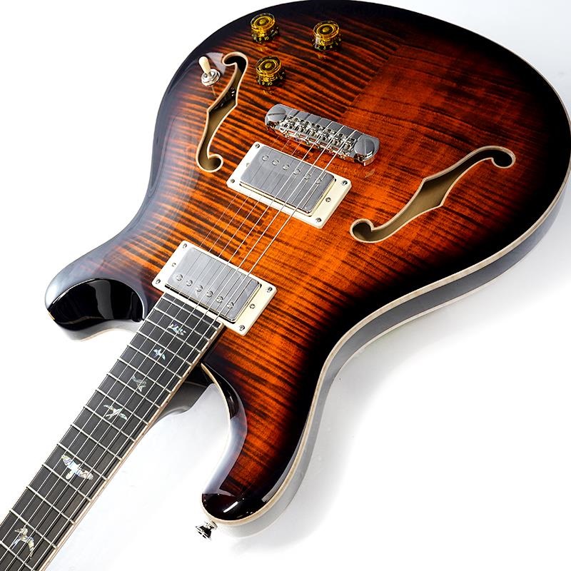 P.R.S. SE Hollowbody II Piezo (Orange Tiger Smokeburst) 画像5