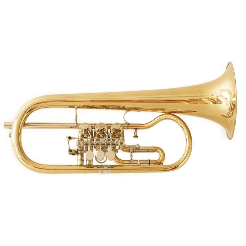その他ブランド(管楽器・吹奏楽器) USED 中古  HERMANN GANTER / ヘルマン・ガンター Mod Nr G 15 #2* 【B♭ロータリー フリューゲルホルン】【調整後出荷】 画像1